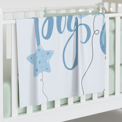 "It's a Boy" Baby Swaddle Blanket