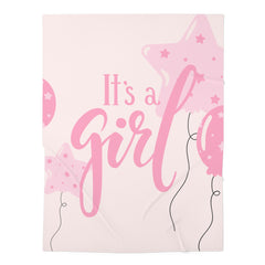 "It's a Girl" Baby Swaddle Blanket