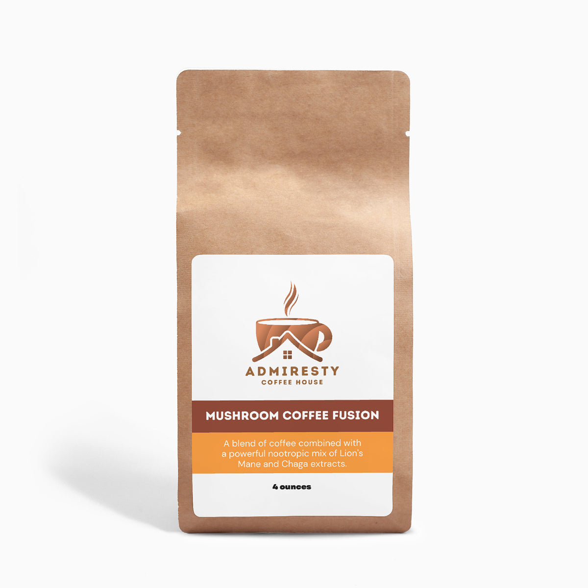 Mushroom Coffee Fusion - Lion’s Mane & Chaga 4oz