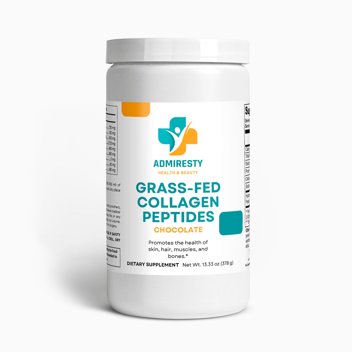 Grass-Fed Collagen Peptides Powder (Chocolate)