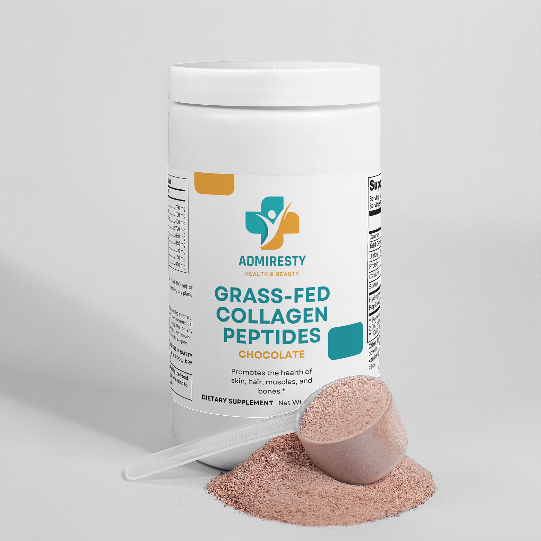 Grass-Fed Collagen Peptides Powder (Chocolate)