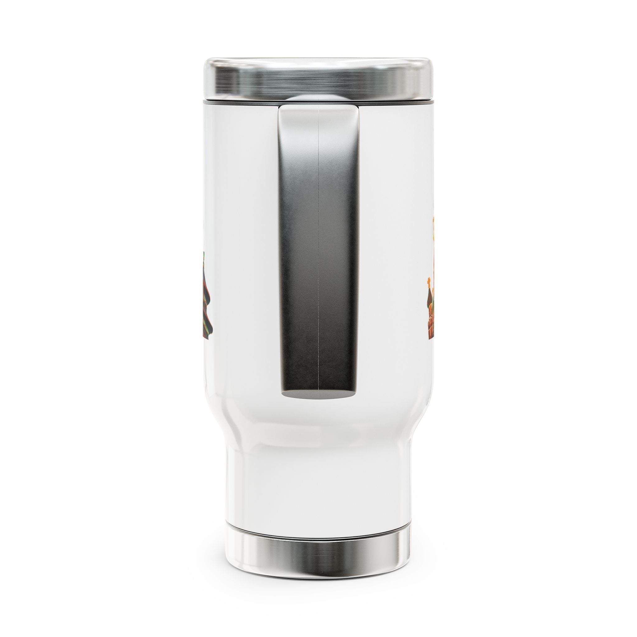 Stainless Steel Travel Mug with Handle, 14oz