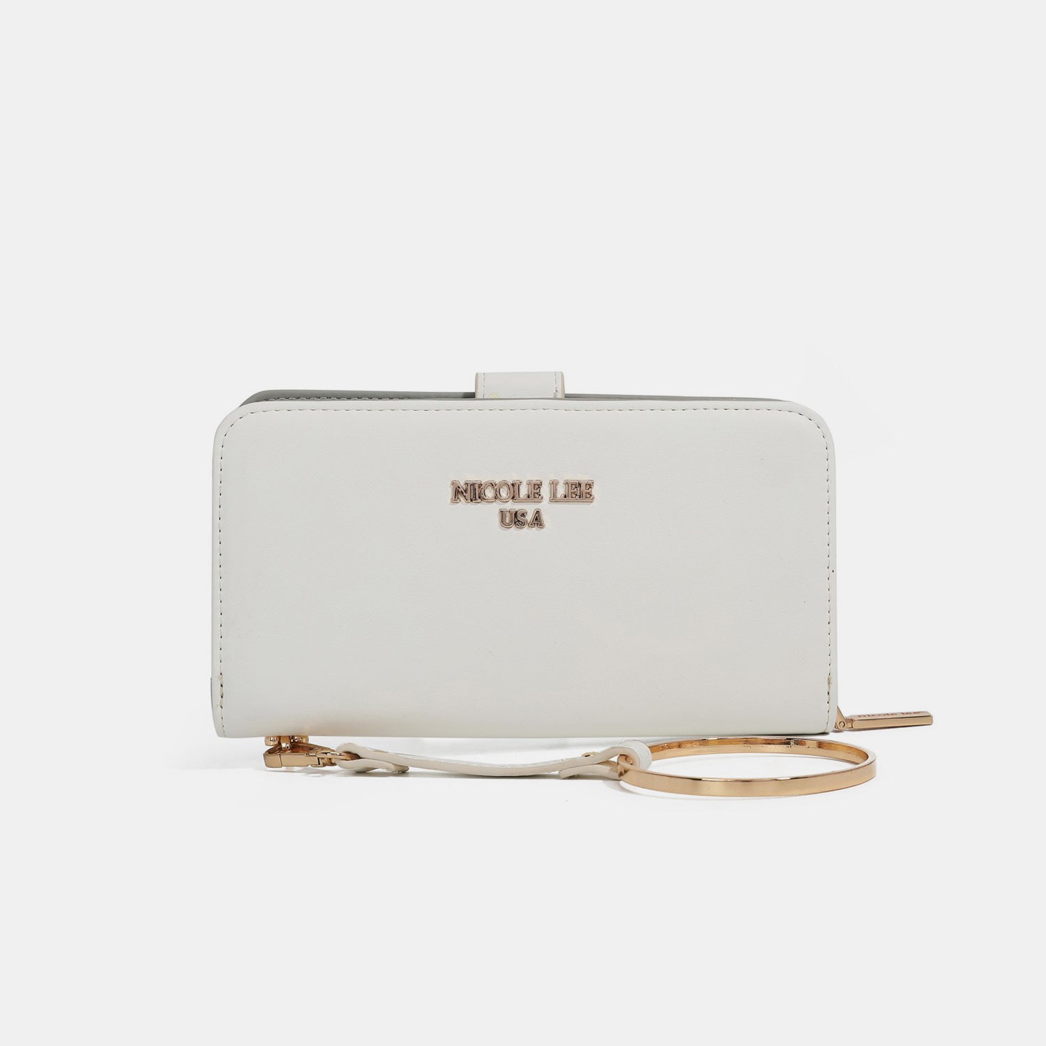 Nicole Lee USA Solid Bifold Wallet with Wristlet