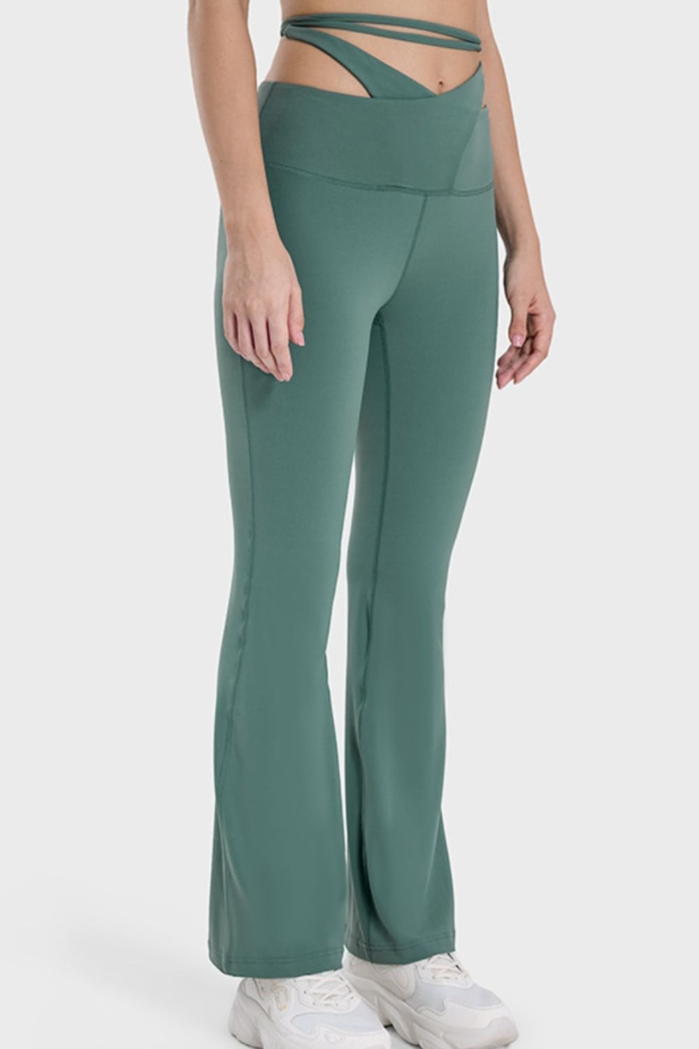 Millennia Tied Mid-Rise Waist Active Pants