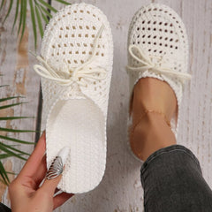 Lace-Up Flat Sandals