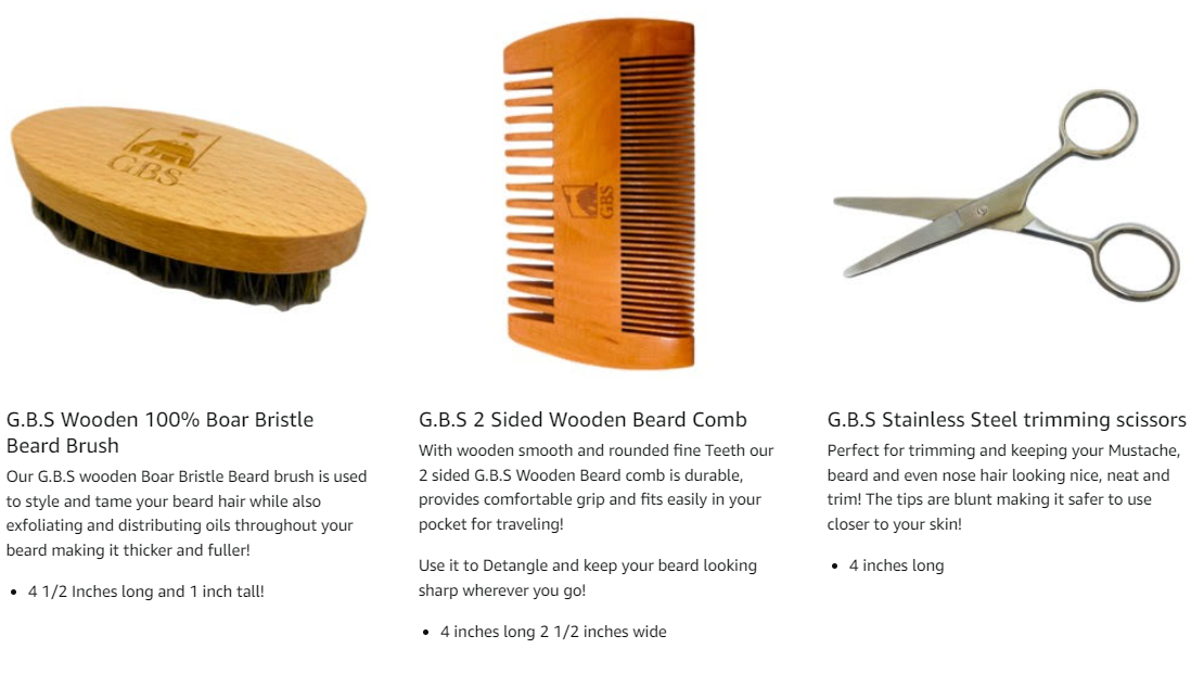 GBS Beard Growth Kit