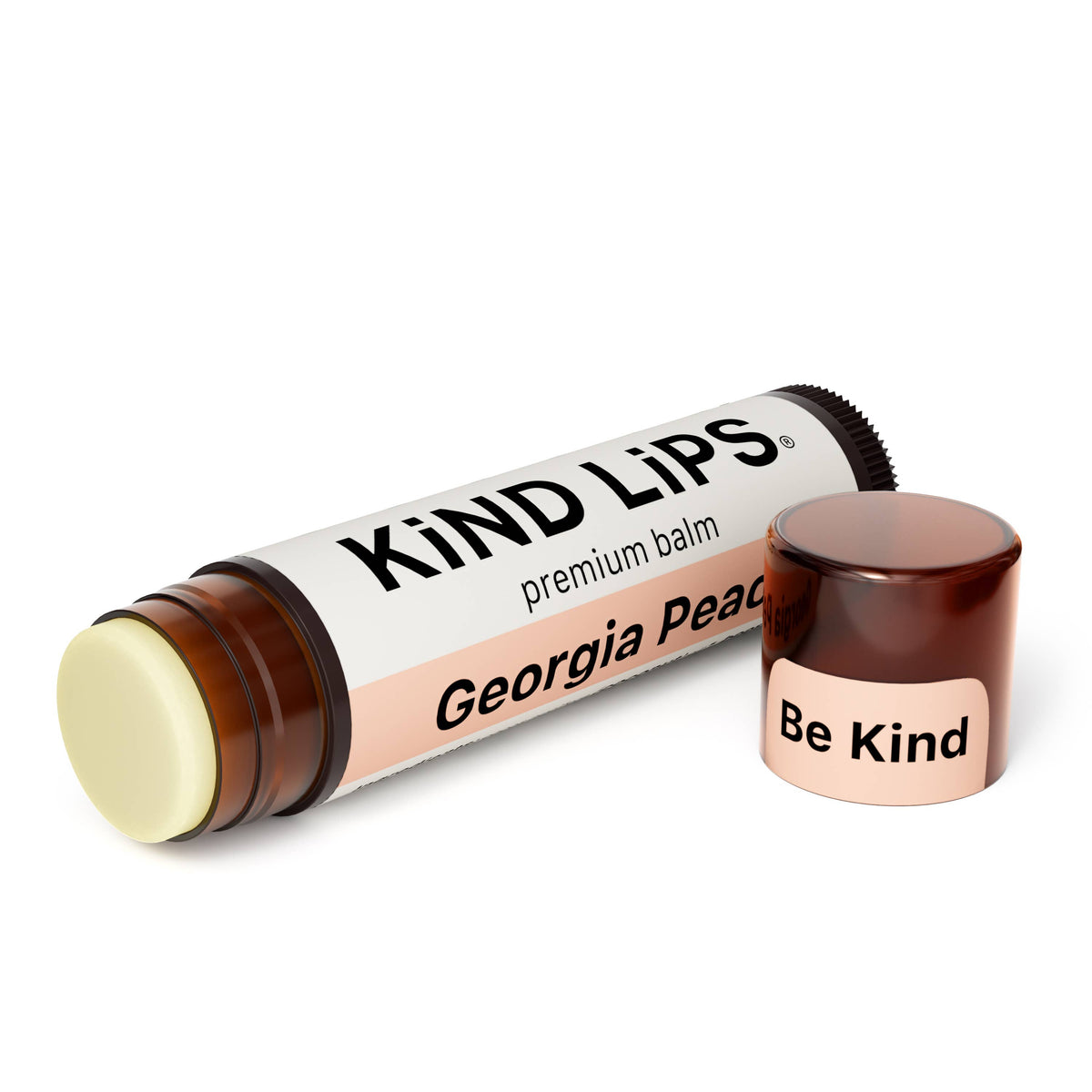 Georgia Peach, Organic Lip Balm, 10 Pack Refill